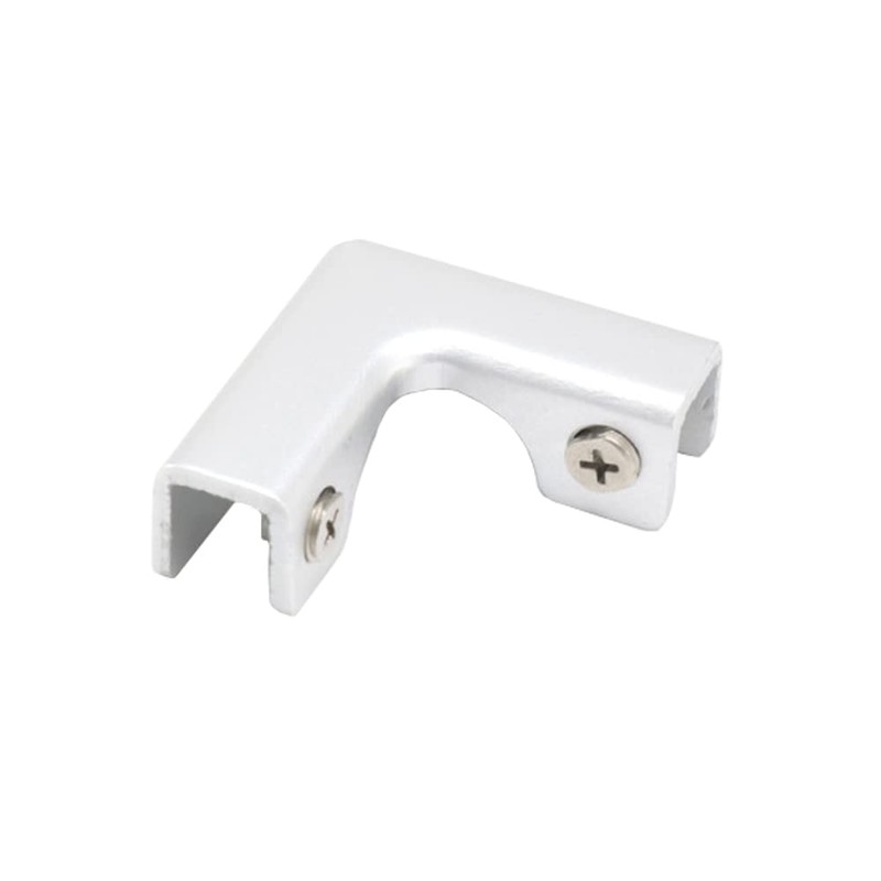 4PCS L-Shaped Aluminum Alloy Glass Clip Corner Braces Glass Support