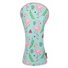SHABIER Blue&Pink Golf Hybrid Headcover with Flamingos Design for Golf