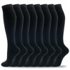 fenglaoda 8 Pairs Compression Socks for Men & Women 20-30
