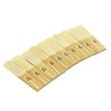LADE 10Pcs Bamboo Reeds Strength 2.5 for Alto bB Sax