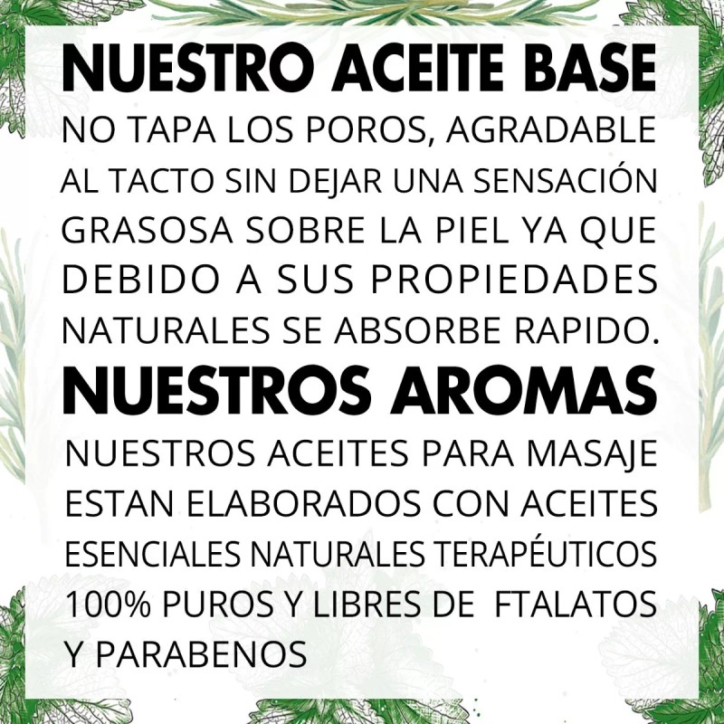 Laferv Aceite Masaje Natural Spa Menta Romero Riquisimo 4 L