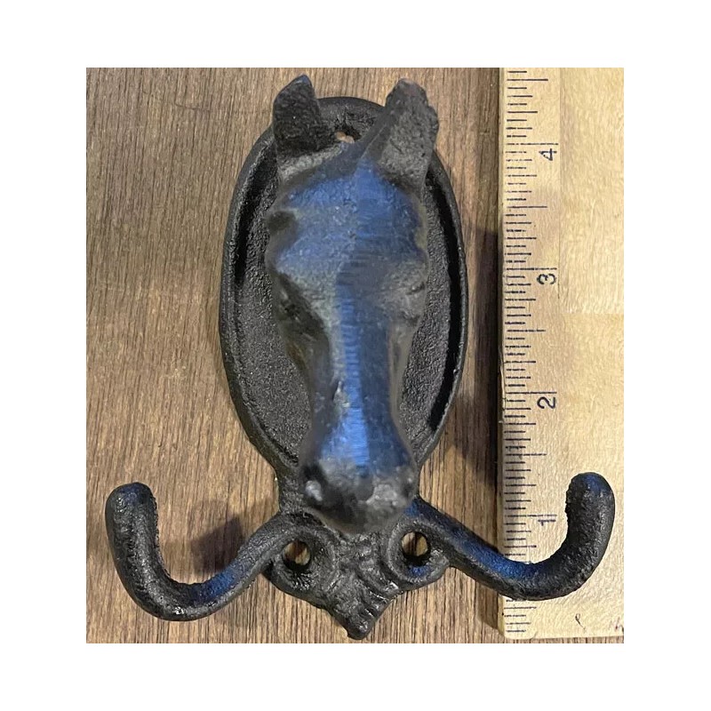 Horse Hat Hook - Iron
