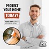 Liquid Rubber Caulk - Hybrid Adhesive and Protective Sealant, White,