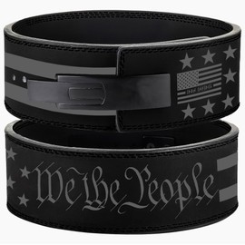 Weight Lifting Belt - Lever Gym Belt for Weightlifting, 10mm Leather Weight Belt for Men, 4 Inches Wide for Support & Stability for Workouts, Powerlifting, Bodybuilding, Fitness & Crossfit L 1776