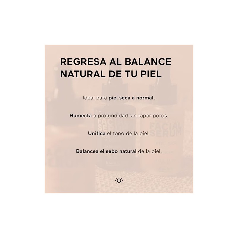 AHAL Suero Facial Marula Africana Piel Grasa Mixta y Madura