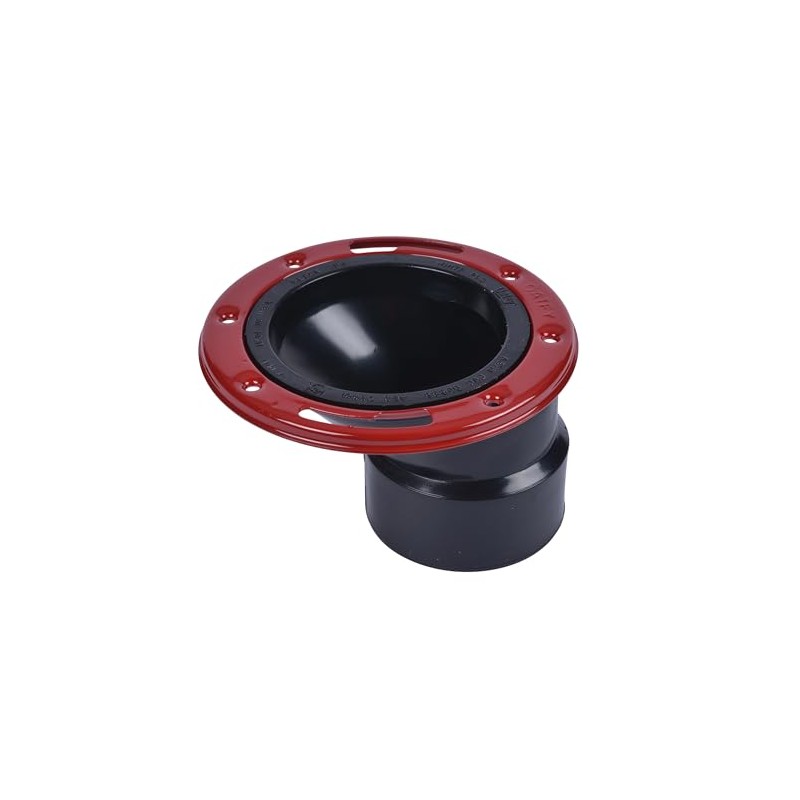Level-Fit 43500 Offset Toilet Flange, 3 X 4 in, ABS