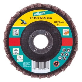 wolfcraft Fibre Lamellar Flap Disc I 8422099