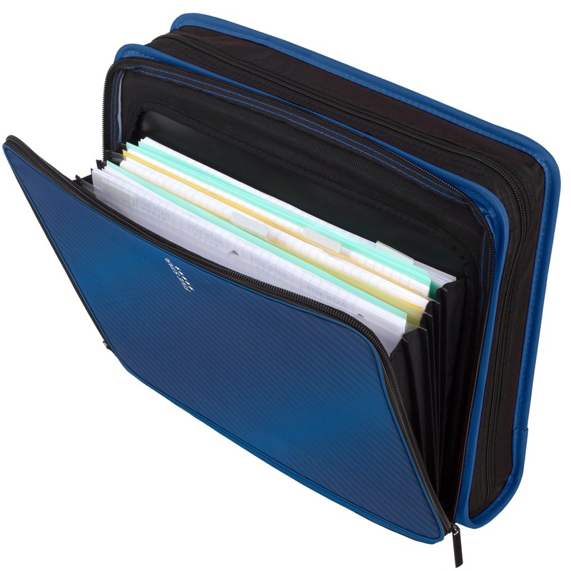 Five Star Zipper Binder, 2 Inch 3-Ring Binder with Round