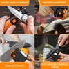 Orange Ninja 7-in-1 Garden Tool & Knife Sharpener – Sharpens