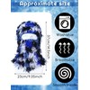 Fourluoo 4 Pcs 1-Hole Ski Mask Distressed Balaclava Winter Knitted