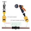 Lahviuu Hose Connector Set, 4 Pieces Garden Hose Connection Set,
