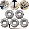 Depth Stop Rings Set, CESFONJER Depth Limiter Drill Ring Positioner