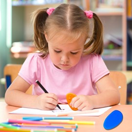 femary Fidget Toys Sensory Stone - 6 PCS Sensory Toys for Kids Adult with Autism, Worry Stone Stress Relief Toys for Students, Fidget Toys for Anxiety Calming Down