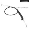 Front Left Right Interior Door Handle to Latch Cable Door