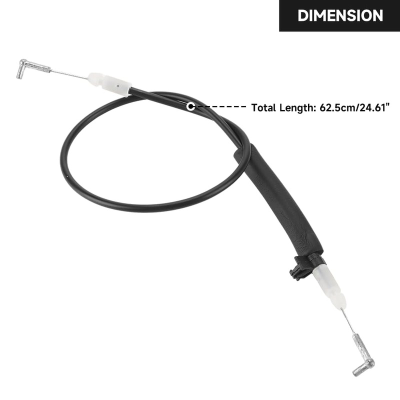 Front Left Right Interior Door Handle to Latch Cable Door