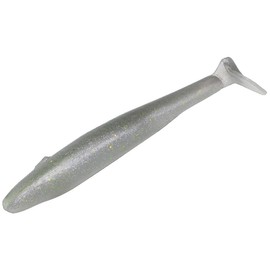 GAN CRAFT Baliki Shad Worm, 3.8 inch, #07 Lake Biwa Sweetfish