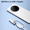 Liaoan USB C to Micro USB Adapter, 2 Pieces, Supports
