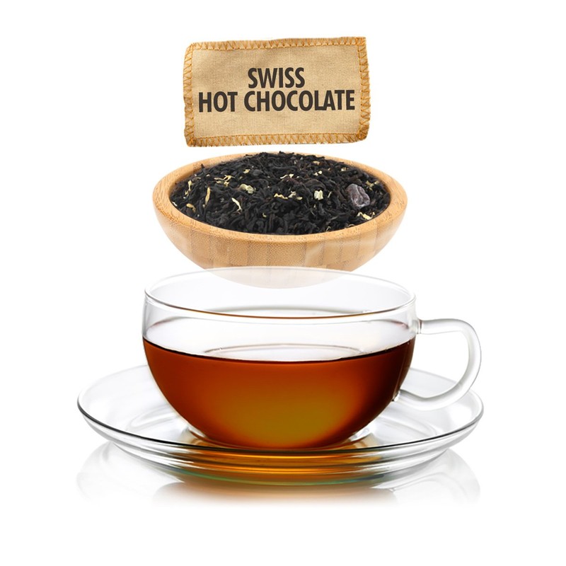 Swiss Hot Chocolate Flavored Black Tea - Loose Leaf (16