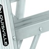 Louisville Ladder 2-Foot Aluminum Step Stool Industrial, 300-Pound Load Capacity,