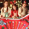 VEYLIN 32pcs Christmas Themed Pencil Set, Christmas Pencils with eraser