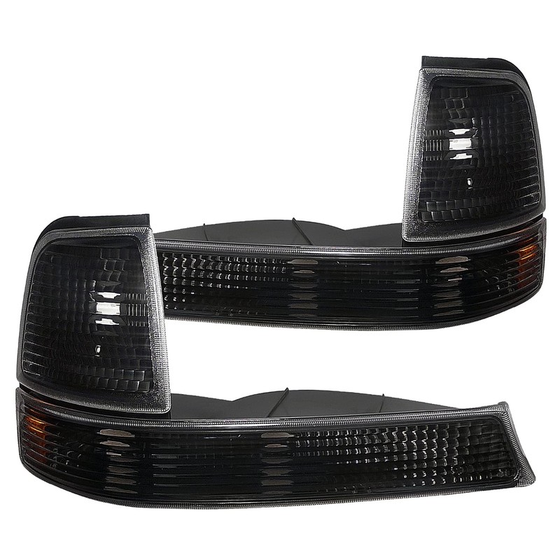 SPEC-D TUNING Black LED Headlights + Bumper + Corner Lamps