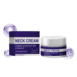 Grospe Neck Firming and Tightening Cream with Collagen & Hyaluronic Acid & Vitamin E Tighten and Lift Neck Cream for Smooth Moisturizing and Youthful Skin,1 Oz