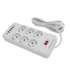 Power Strip 6 Outlets 4 USB 2 Type C Ports