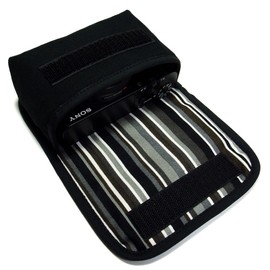 suono Sony Cyber-shot DSC-RX100M7 Case / RX100M6 Case (Black Albgrey) Handmade in Japan SONY, black album gray, Case