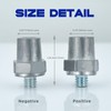 1 Pair, 3/8"-16 Thread Male Battery Post, Lead Made, Side
