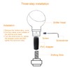 Arenbel 5 Speed Leather Car Shifter Ball Handle Manual Gear