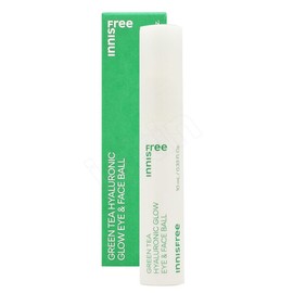 Innisfree Green Tea Hyaluronic Acid Glow Eye & Face Ball 10ml / 이니스프리 그린티 히알루론산 글로우 아이 앤 페이스 볼10ml