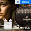 Coby Portable Bluetooth CD Player with FM Radio & Headphones,
