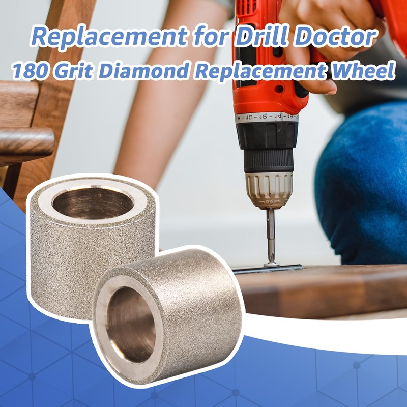 180 Grit Diamond Wheel for Drill Doctor XP, 350X,500X, 750X