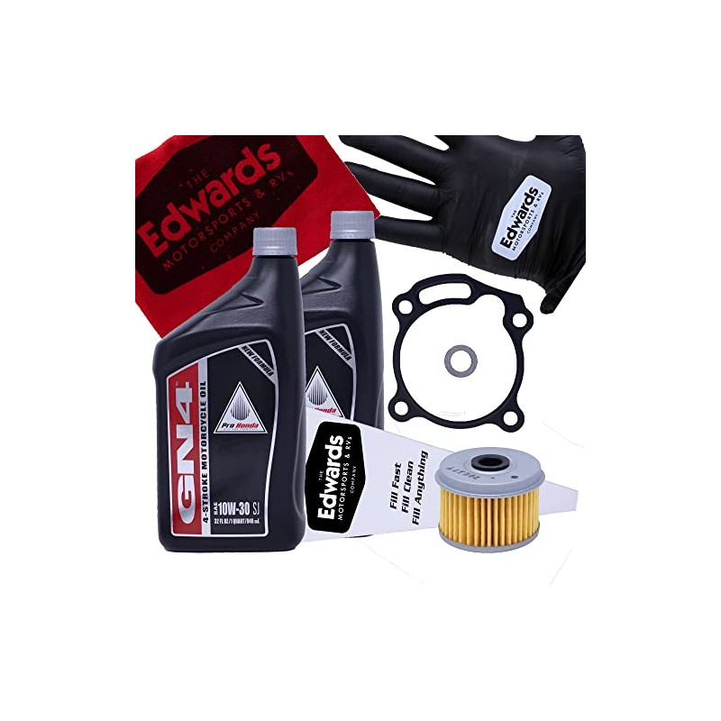 Edwards Oil Change Kit fits 2011-2022 Honda CBR250R/CBR300R ABS Motorcycle