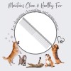 CE Compass Pet Hair Fur Grooming Comb Dog Cat Shedding