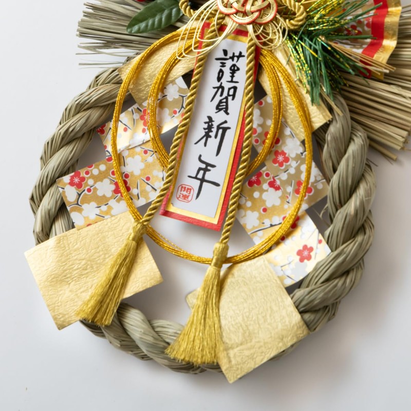 Hideshime KJ-03 New Year Ornament, Shimenawa, Entrance Wreath, Kinju, Spring