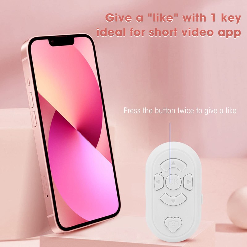 Bluetooth Remote Control Page Turner, für TikTok für Kindle App