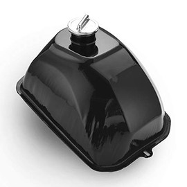 Necaces ATV Fuel tank, Metal Gas Tank with Fuel Gas Cap, Fits taotao atv 110cc, 125cc, 150cc, 200cc, 250cc, Bull 150, Bull 200 and Rhino 250