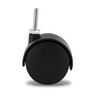 2" Wheel Diameter | Black Nylon Swivel Hooded Samson Twin