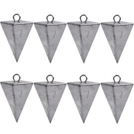 Pyramid Sinkers Fishing Weights Surf Fishing Weights Sinkers Ocean Saltwater Pyramid Weight Fishing Sinkers Fishing Gear Tackle 1oz 2oz 3oz 4oz 5oz 6oz 8oz
