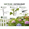 12-Piece Dragonfly Garden Clips for Plants and Yard Decor -