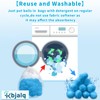 KBJALQ Pool Filter Balls,Filter Balls for Sand Filter,Blue Reusable Eco-Friendly