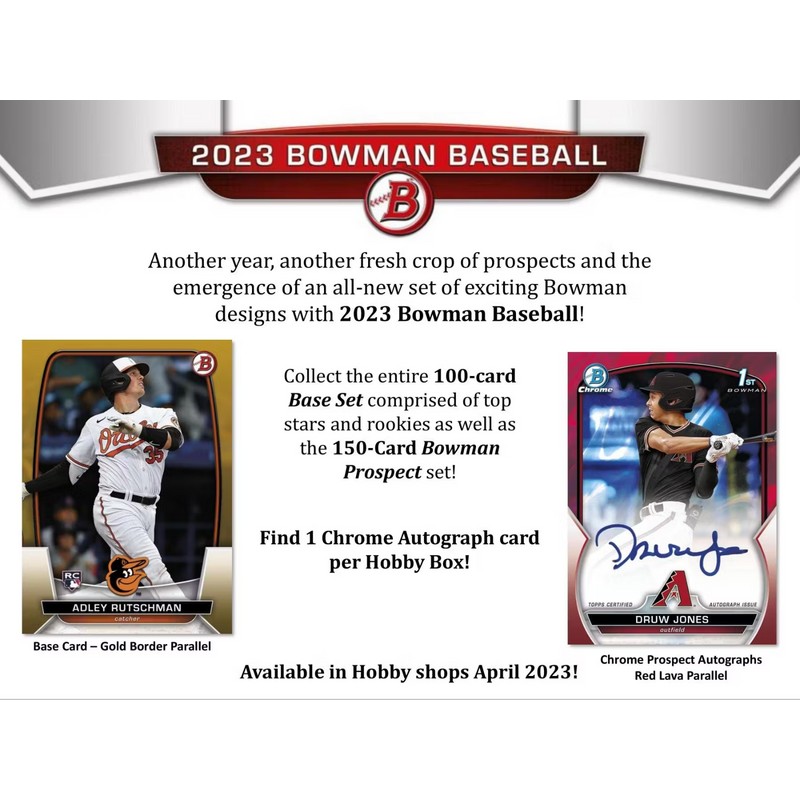 2023 Bowman Baseball Factory Sealed 6 Pack Blaster Box