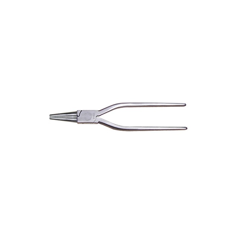 Stubai 281560 Stainless Tinsmith's Round Nose Pliers with Lap Joint,