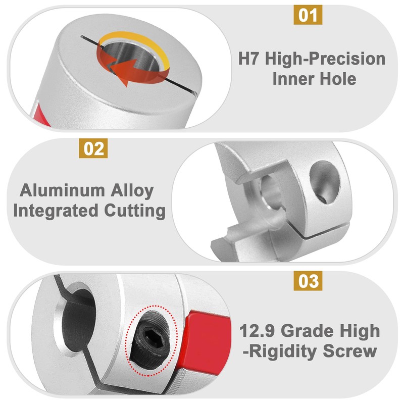Shaft Coupling 6 mm to 6 mm Waves Flexible Coupler