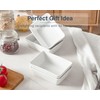 ONEMORE Small Baking Dish, Rectangle Ceramic Baking Dish for Oven,