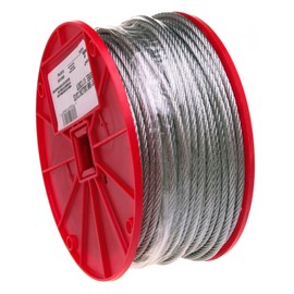 Campbell 1/4" x 250' Galvanized Cable 7000827 Aircraft Cable