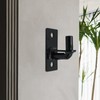 Saihisday 4 Pack Black Wall Mount Gate Hinges Heavy Duty