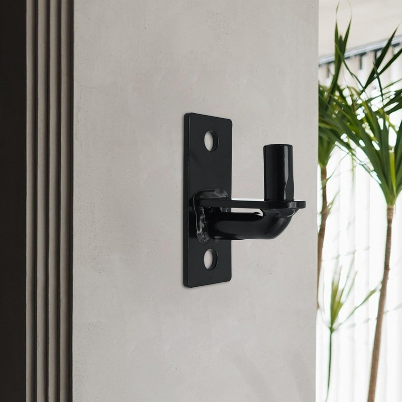 Saihisday 4 Pack Black Wall Mount Gate Hinges Heavy Duty