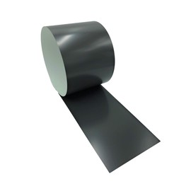 Eagle 1: 24 Gauge KYNAR 500 Sheet Metal Flashing Rolls-10 FT Long-Heavy Duty Pre-Finished Rolls-Commercial Grade-Roofing Flashing, Fascia Cover, Coping Cap-Multiple Sizes (6" x 10 FT, Matte Black)